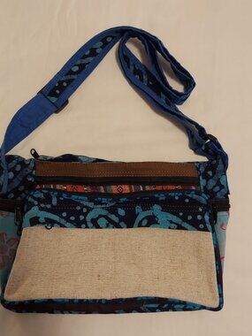 NWT Cotton Patchwork Voyager Bag